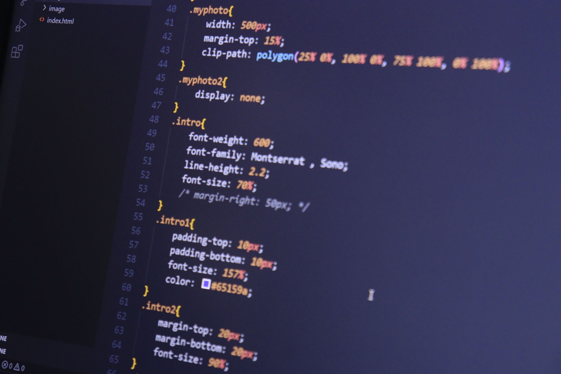 computer screen code robots.txt file