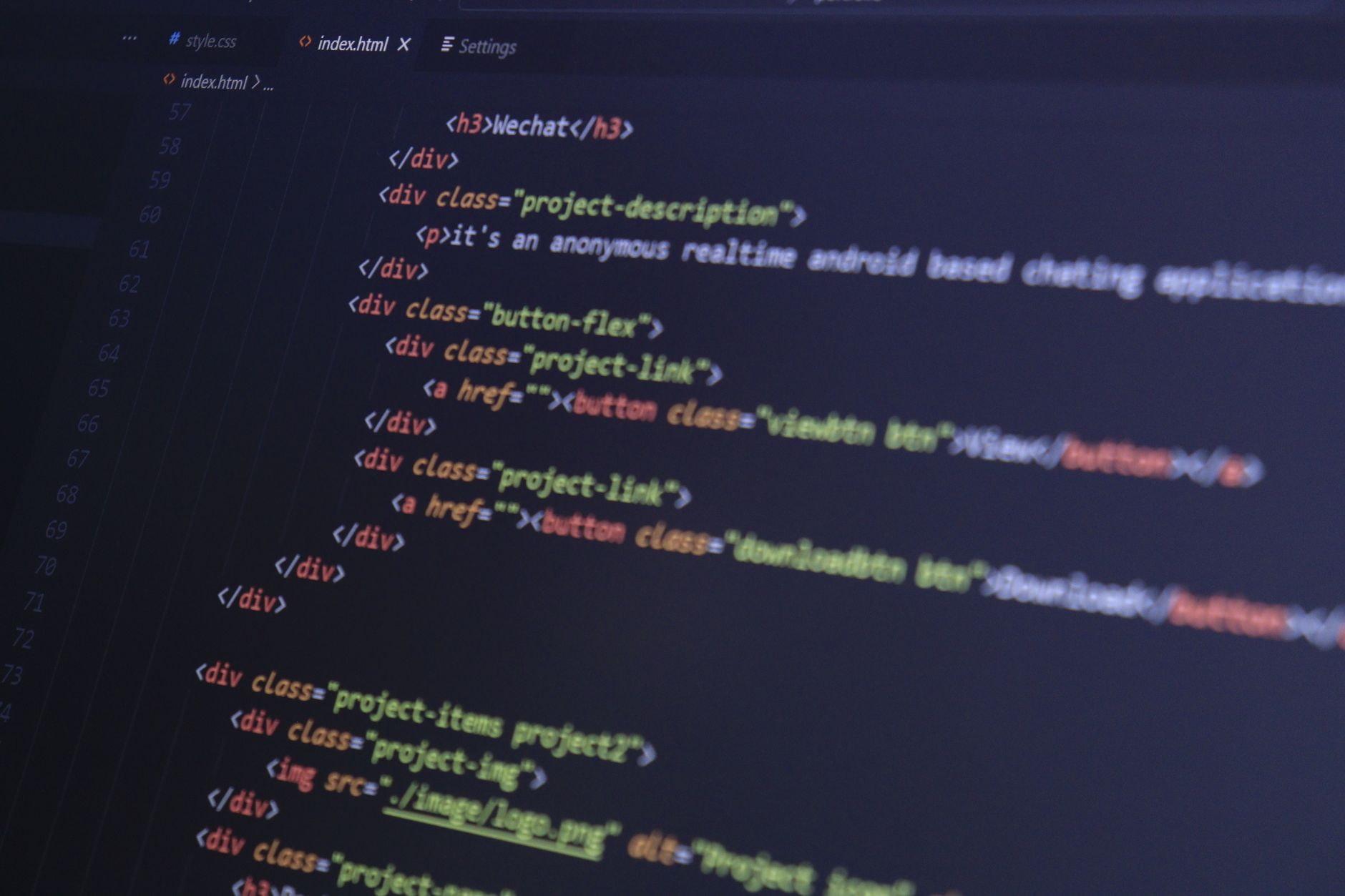 robots.txt file code on computer screen